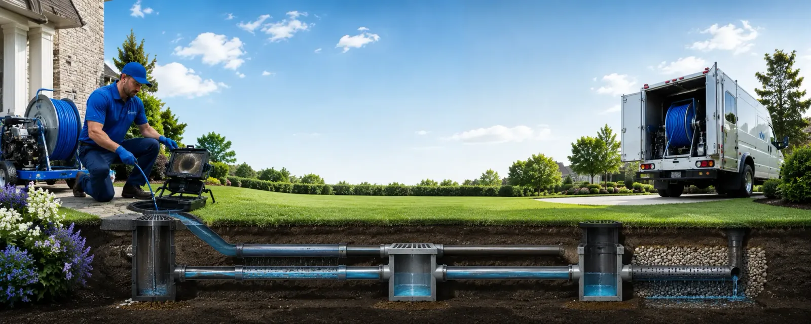 Outdoor drain cleaning information for Manitou, OK